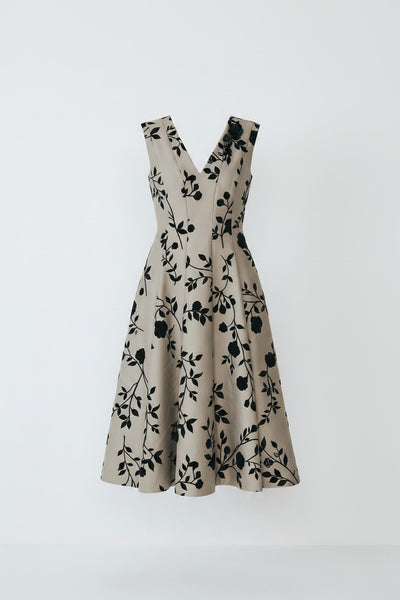 Max Mara Women's Grey Clea Zipper Closure A-Line Dress NWT