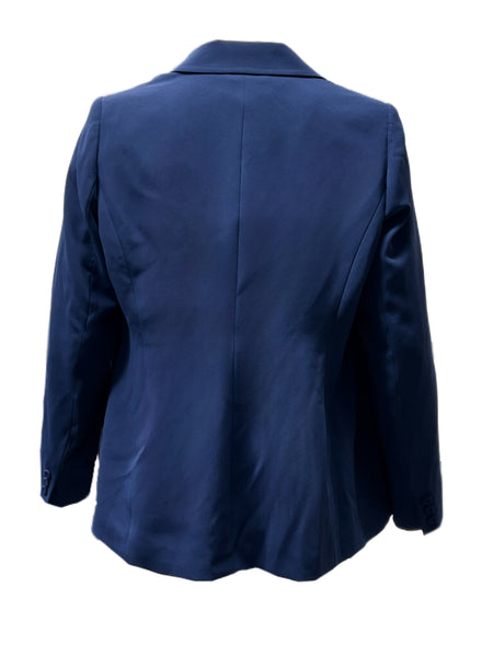 Marina Rinaldi Women's Blue Cocco Blazer NWT