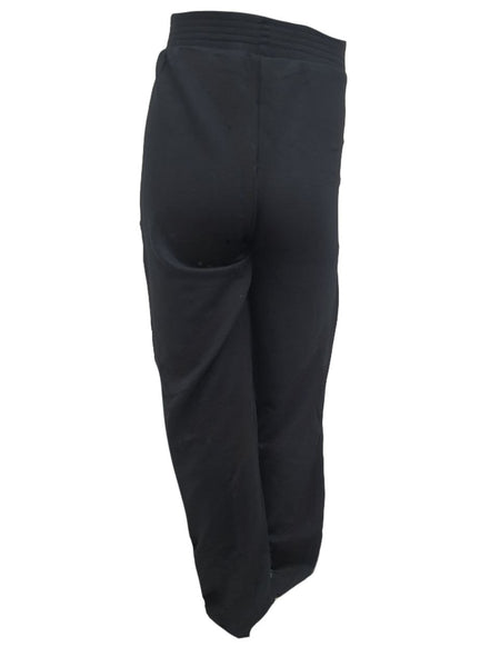 TEREZ Girl's Black Ripped Knees Sweatpants #1113640 14 Years NWT