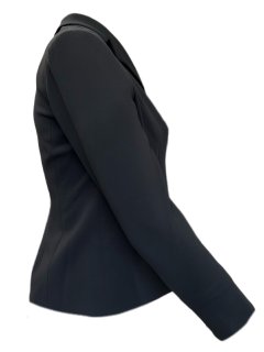 Marina Rinaldi Women's Black Colonna Button Closure Blazer Size 12W/21 NWT