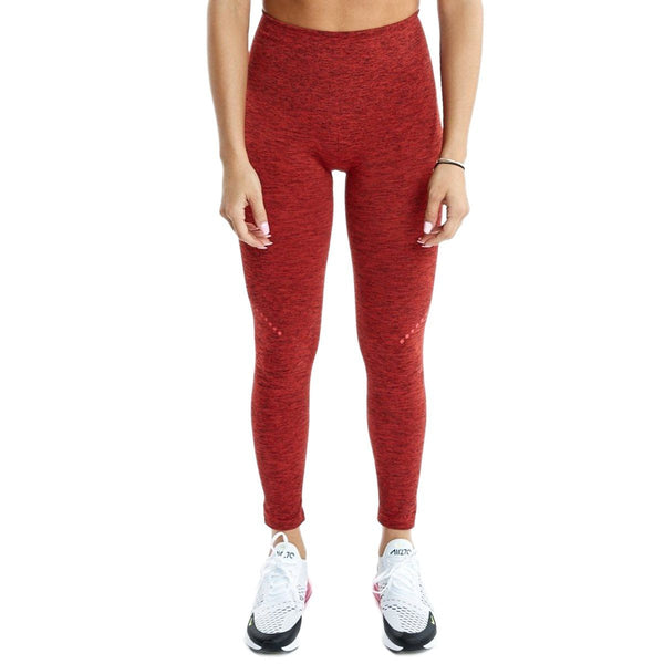 LNDR Women's Coral Marl Blackout High Rise Legging #SL906 NWT