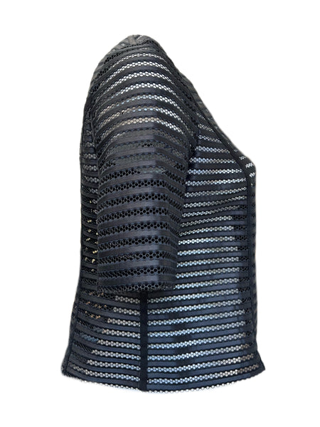 Marina Rinaldi Women's Black Corinne Hook Closure Jacket NWT