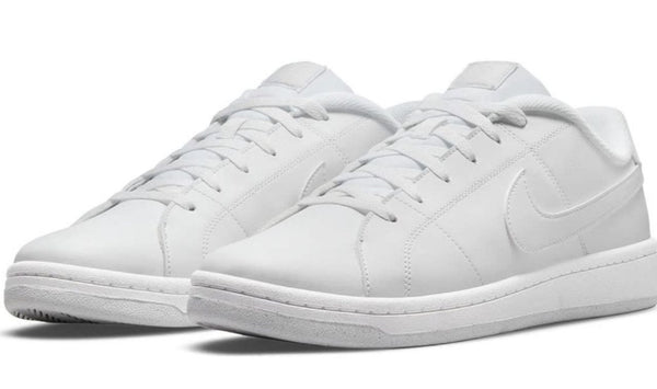 NIKE Unisex White Court Royale 2 Low Top Sneakers #CQ9246-101 Size US 8.5 NWB