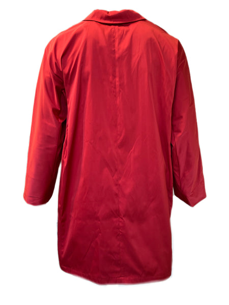 Marina Rinaldi Women's Red Cousteau Waterproof Hooded Rain Jacket NWT