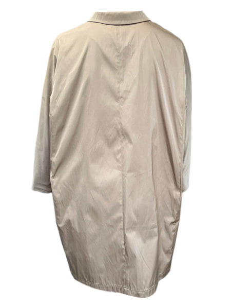 Marina Rinaldi Women's Beige Cousteau Button Closure Coat Size 20W/29 NWT