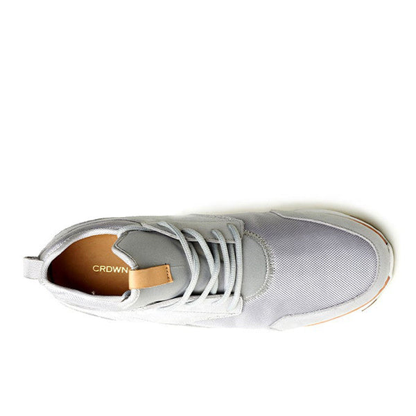 CRDWN Men's Silver Wasson Nubuck Sneakers CW-600-SIL US 11 NIB