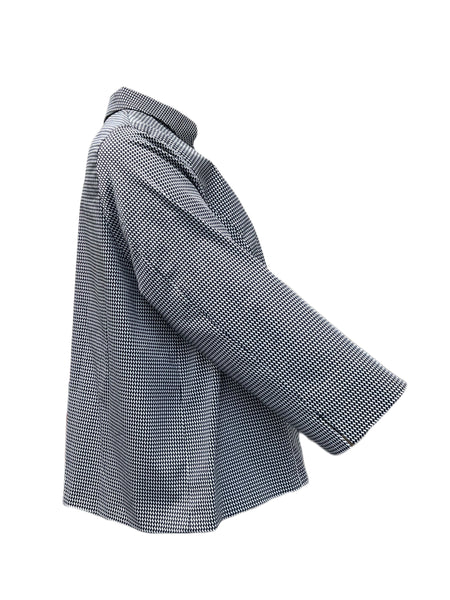 Marina Rinaldi Women's Nero Crema Cropped Jacket NWT