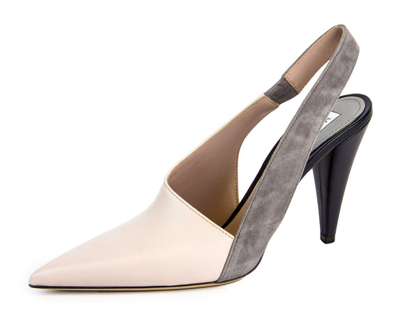 Max Mara Women's Cresta Leather Slingback Pumps