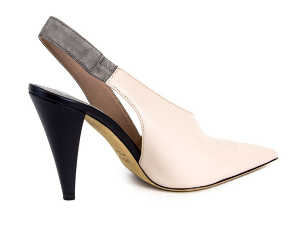 Max Mara Women's Cresta Leather Slingback Pumps