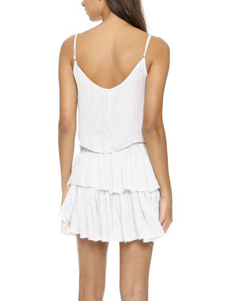 LOVESHACKFANCY Women's Aquatic Scales Crop Cami $215 NEW