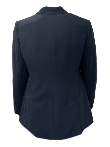 Marina Rinaldi Women's Navy Cuba Button Closure Blazer Size 14W/23 NWT