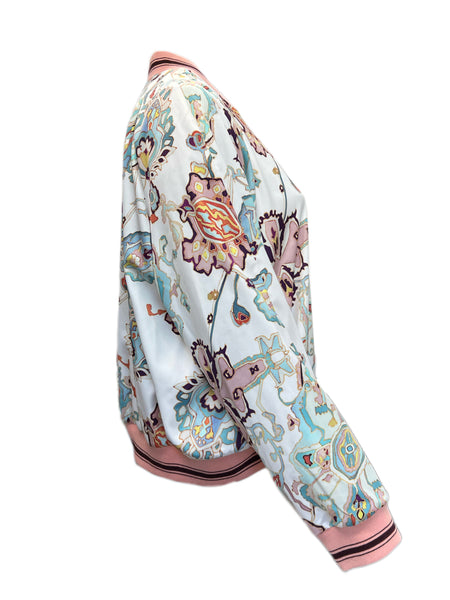 Marina Rinaldi Women's Pink Cultura Reversible Jacket NWT