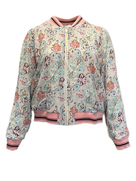 Marina Rinaldi Women's Pink Cultura Reversible Jacket NWT