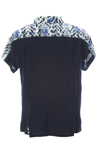 SURFACE TO AIR Women's Navy Culver Shirt Sz 36 $260 NEW