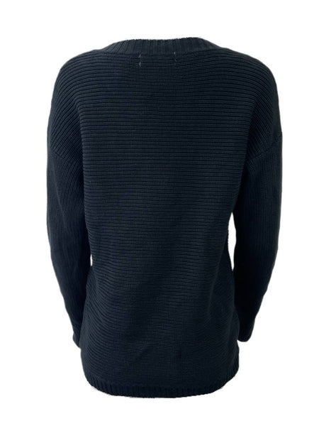 LOST IN LUNAR Women's Black Cynthia Knit Sweater Size US 2 NWT