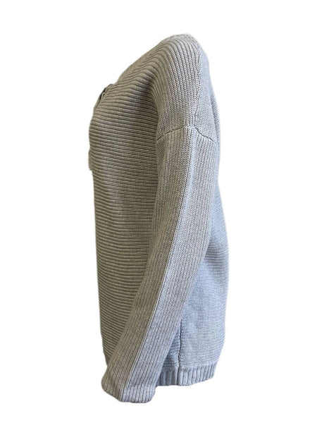 LOST IN LUNAR Women's Grey Cynthia Knit Sweater Size US 4 NWT