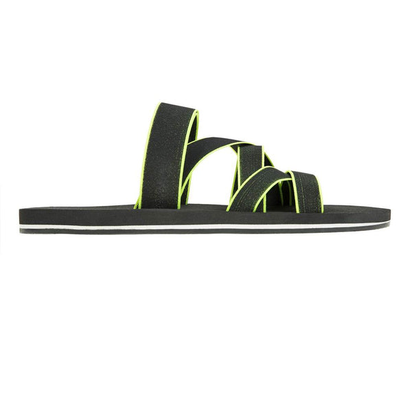 Danward Men's Lemon ElasticatedMulti-Strapped Slide DW2FRMB7 $233 NEW