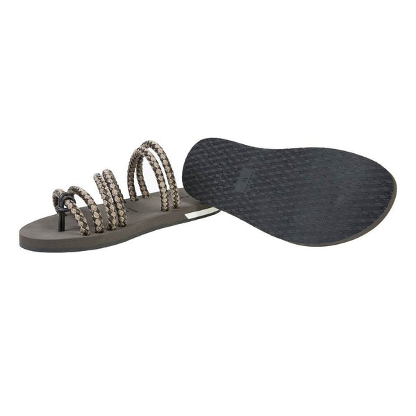 Danward Men's Corded Sandal with Bi-color Micro Sole