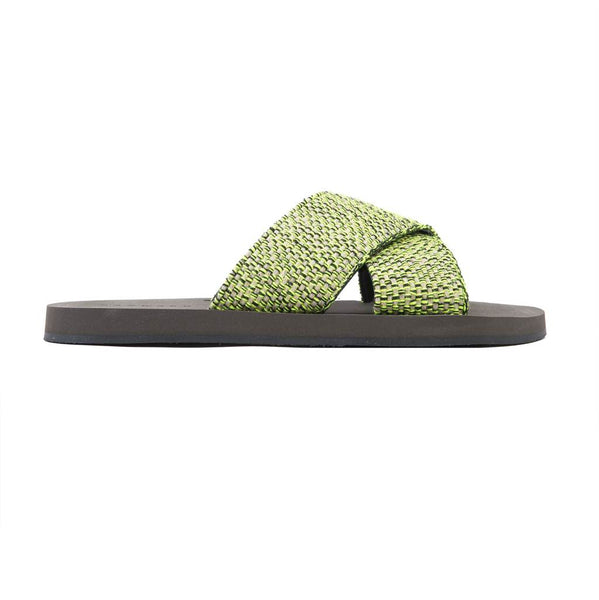 Danward Men's Criss-Cross Slide w/ Micro Bottom