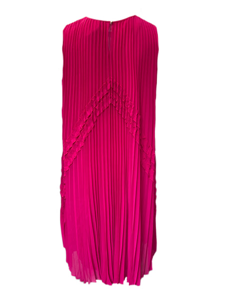 Marina Rinaldi Women's Pink Dadaismo Pleated Dress NWT
