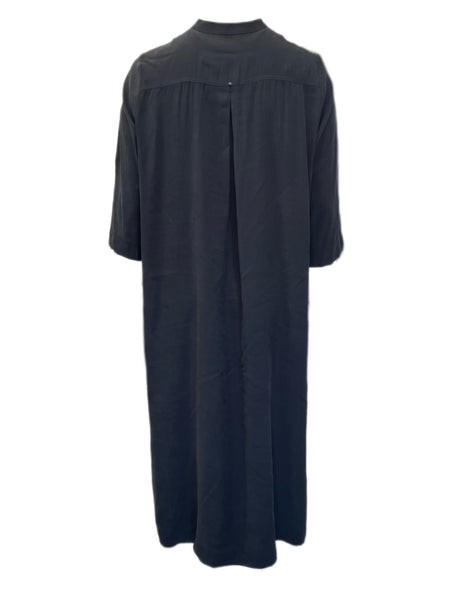 Marina Rinaldi Women's Black Dadaista Button Down Shift Dress NWT