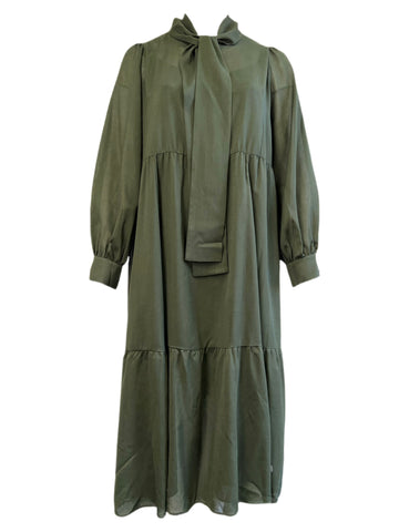 Marina Rinaldi Women's Oliva Dado Long Sleeve Maxi Dress Size 22W/31 NWT