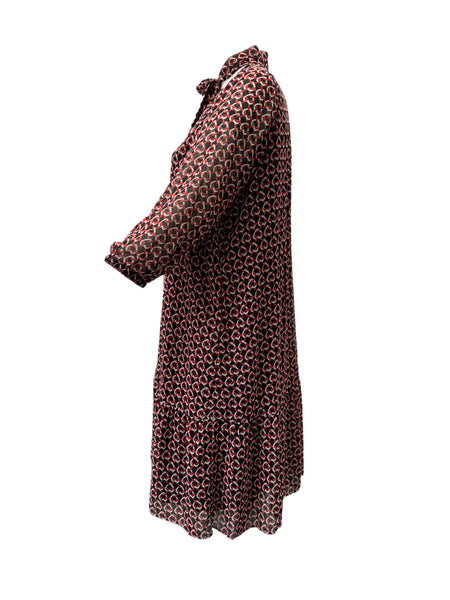 Marina Rinaldi Women's Black Dado Shift Dress NWT