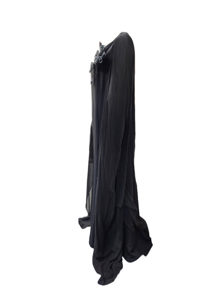 Marina Rinaldi Women's Black Dafne Zipper Closure Shift Dress Size 20W/29 NWT