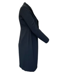 Marina Rinaldi Women's Black Dafne Button Closure Shift Dress NWT