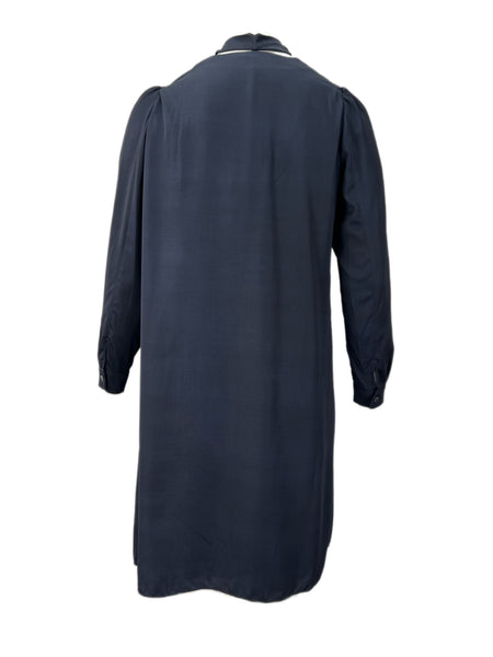 Marina Rinaldi Women's Navy Dafne Printed Shift Dress NWT