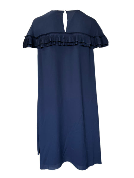 Marina Rinaldi Women's Navy Daino Pullover Shift Dress NWT