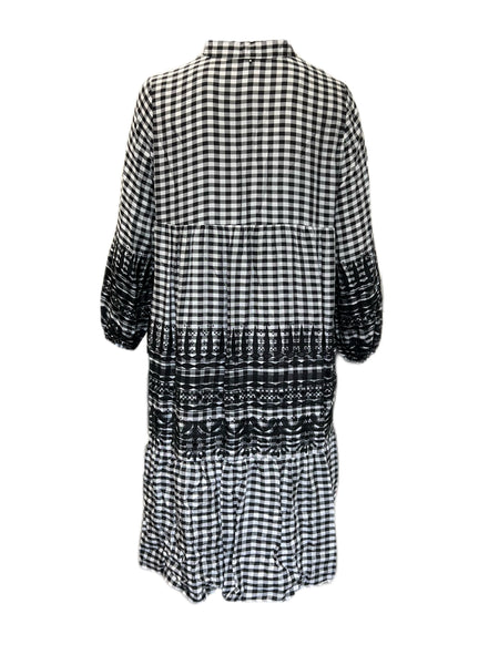 Marina Rinaldi Women's Black Daino Viscose Dress NWT