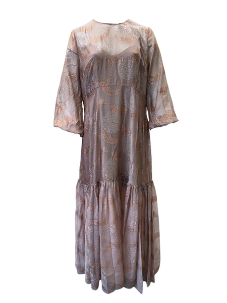 Marina Rinaldi Women's Beige Daisy Shift Dress NWT
