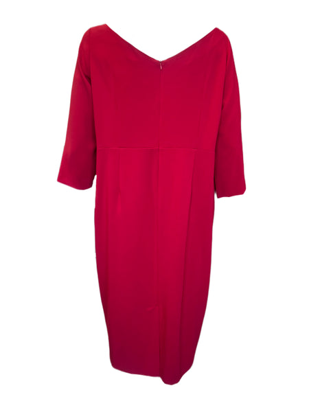 Marina Rinaldi Women's Red Daisy Shift Dress NWT