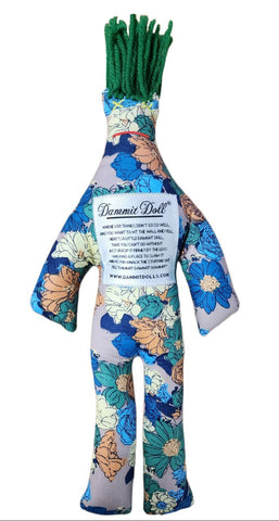 DAMMIT! DOLLS Stress Relief Squishy Classic Daisy Flowers Doll Gag Gift 12" NWT