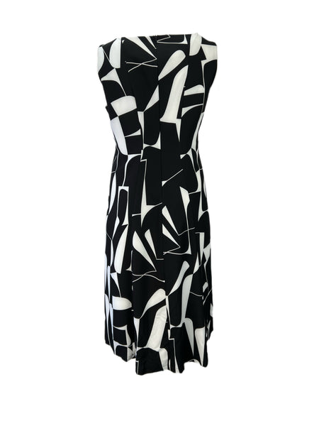 Marina Rinaldi Women's Nero Dalia Sleeveless A Line Dress NWT