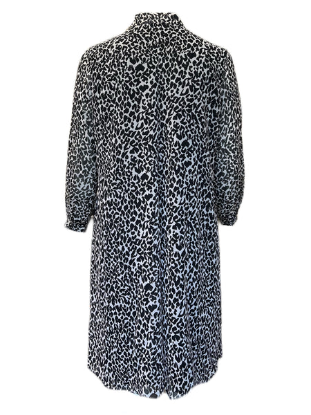 Marina Rinaldi Women's Nero Damiere Button Down A ine Dress Size 16W/25