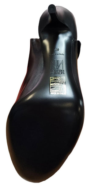 Tamara Mellon Black Kid Skin Danger 105mm Heels Bootie $895 NWB