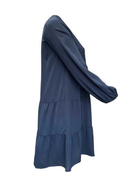 Marina Rinaldi Women's Blue Dania Pullover Shift Dress NWT