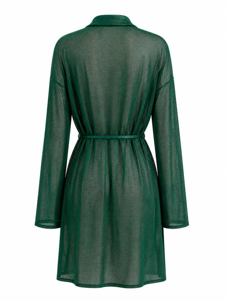 Max Mara Women's Green Danza Belted Cardigan NWT