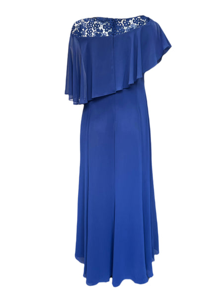 Marina Rinaldi Women's Blue Daria Lace Maxi Dress NWT
