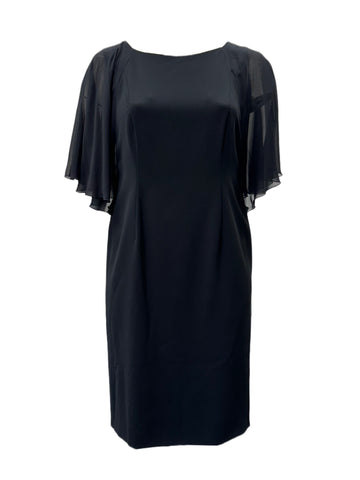 Marina Rinaldi Women's Black Darsen Shift  Dress NWT