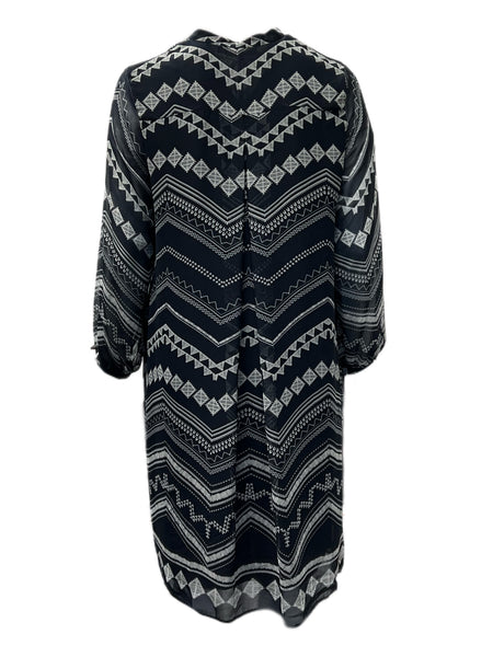 Marina Rinaldi Women's Nero Darsena A Line Dress NWT