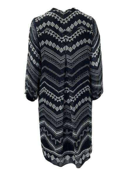 Marina Rinaldi Women's Nero Darsena A Line Dress NWT