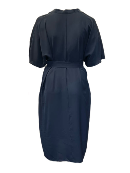 Marina Rinaldi Women's Navy Darsena Shift Dress Size 22W/31 NWT