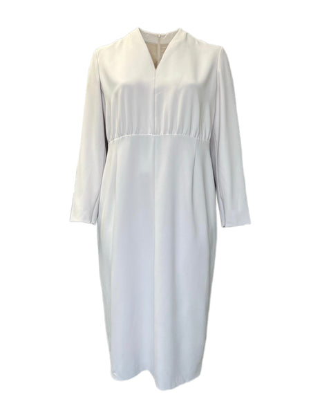 Marina Rinaldi Women's Sand Darwin Long Sleeve Shift Dress Size 18W/25 NWT