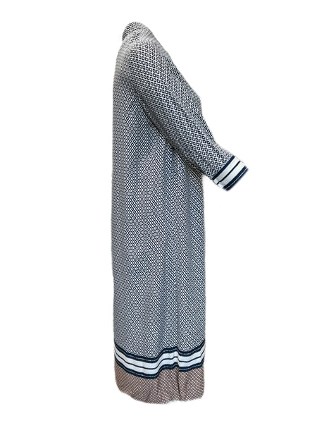 Marina Rinaldi Women's Nero Data Viscose Shirt Dress Size 12W/21 NWT