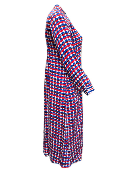 Marina Rinaldi Women's Red Dativo Viscose Shirt Dress Size 8W/17 NWT