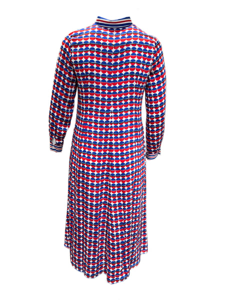 Marina Rinaldi Women's Red Dativo Viscose Shirt Dress Size 8W/17 NWT