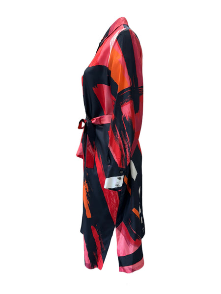 Marina Rinaldi Women's Multicolor Dattilo Shift Dress NWT